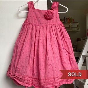 🛍 3/$12 Pink Casual Toddler Textured Dress